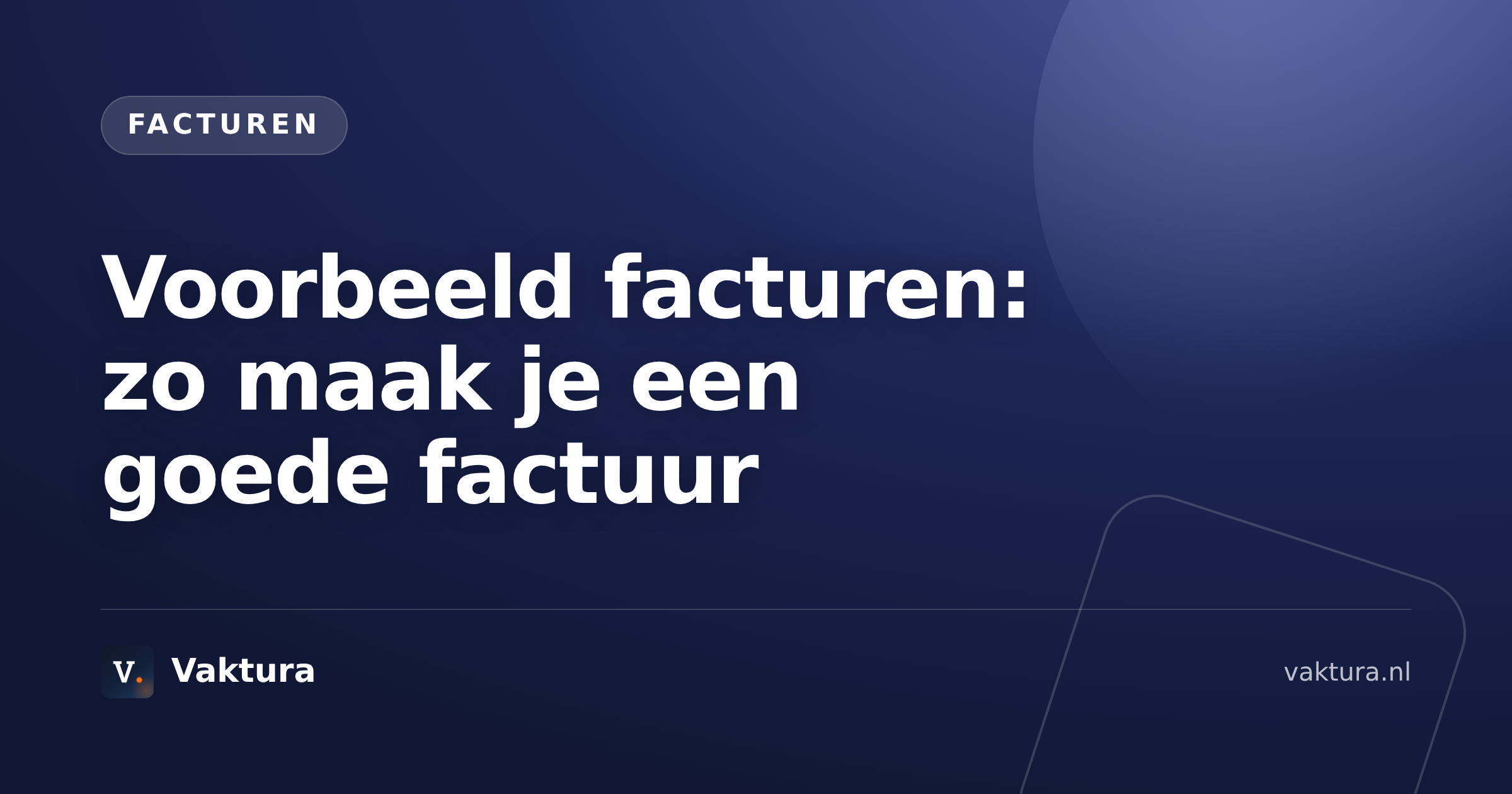 Voorbeeld facturen: zo maak je een goede factuur