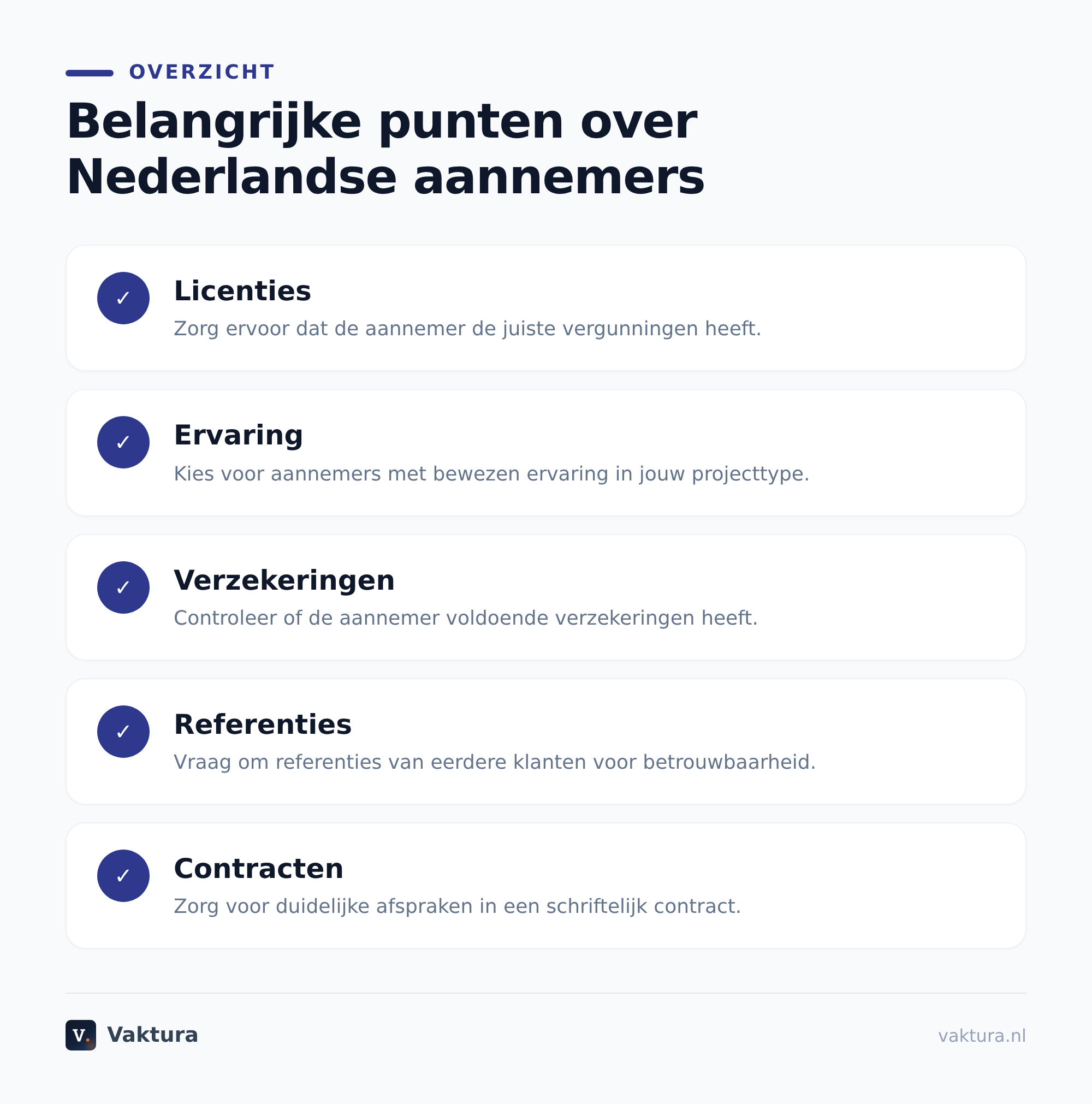 Wanneer schakel je een contractor in?